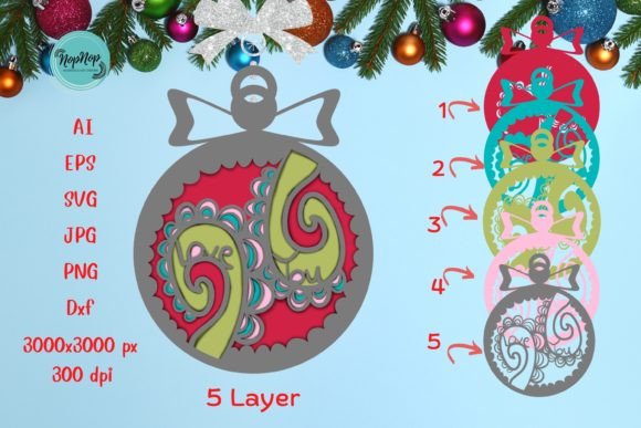3D Christmas Ornament 007
