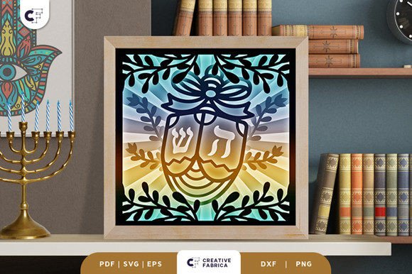 Driedel 3D Layered Paper Cut SVG: A Creative Craft for Every Enthusiast