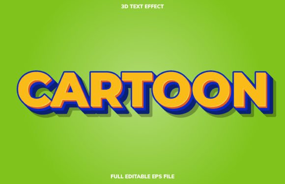 Enhancing Creativity with Cartoon 3D Editable Vector Text Effects in Modern Design