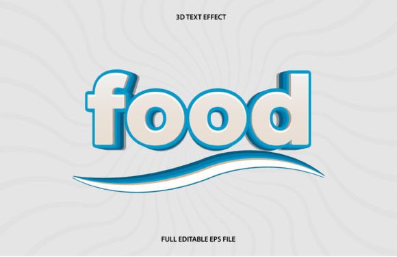 Enhancing Creativity with the Food 3D Editable Vector Text Effect: A Game Changer for Designers and Marketers