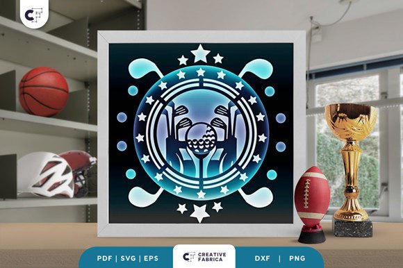 Golf SVG Layered Paper Cut 3D Shadow Box – A Strategic Craft Tool for Creative Expression and Branding