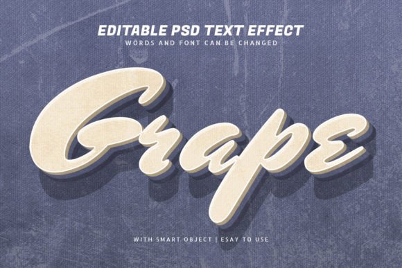 Grape 3D Retro Vintage Style Text Effect: A Powerful Tool for Creative Designers