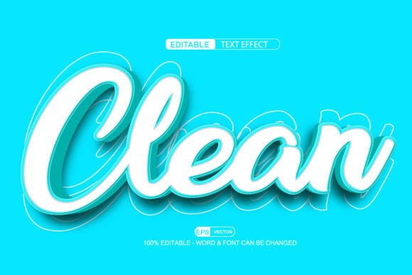 How to Maximize the Potential of Clean 3D Editable Text Effect Vector in Design Projects