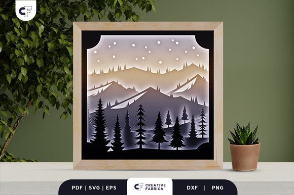 Night Mountain Forest 3D Shadow Box: A Strategic Tool for Creative Expression and Practical Use