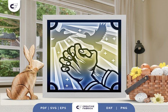 Praying Hand 3D Paper Cut SVG: A Strategic Tool for Creative Expression and Meaningful Gifting