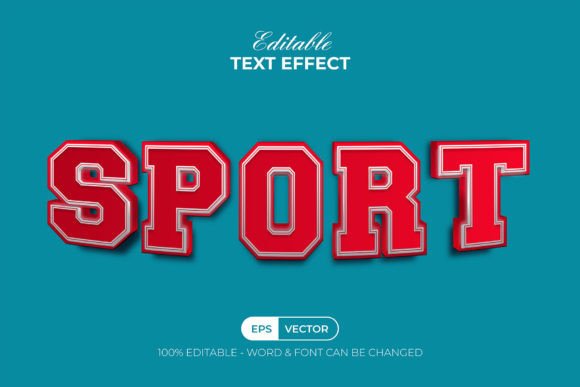 Red Sport Text Effect 3D Style: A Powerful Tool for Creative Designers