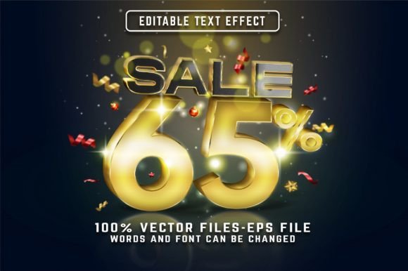 Sale 3d Editale Golden Text Effect: A Strategic Tool for Creative and Professional Success