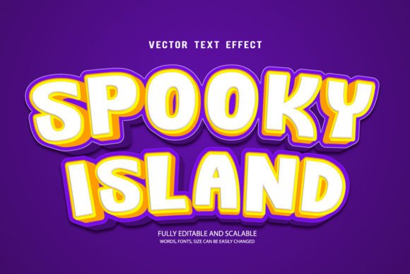 Spooky Island 3d Editable Text Effect: A Versatile Design Tool for Creative Projects