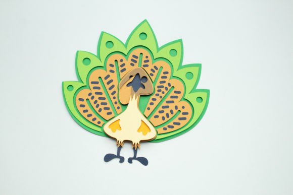 Thanksgiving Turkey Layered Design: A Creative Craft for the Holiday Season